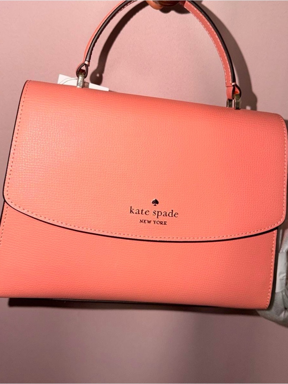 kate spade Coral Structured Top-Handle Satchel
